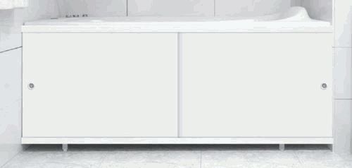 Экран под ванну "Ультра Лёгкий" Белый 1,48м