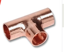 Медь. Тройник - пайка  18 мм Sanha, Viega