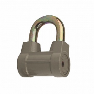 Замок навесной полимерное покрытие, 55 мм, короткая дужка