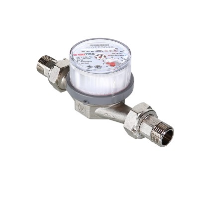 Счетчик воды VALTEC универс. Ду20 (3/4") 105 мм до +90^С, 2,5м3 (ЖЦ)