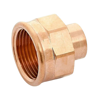 Медь. Резьба - пайка 35 x 1 1/4" вн Hailiang