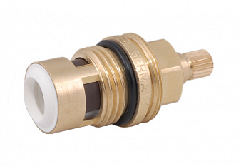 Кран-букса 1/2" керамика, 8 х 24 шлица 180° под крест, правая, "FLÜHS"