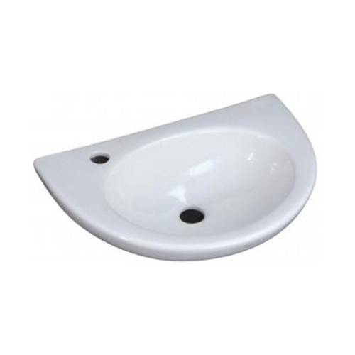 Умывальник ЛОБ 50х34см Уют, к стене без перелива, отверстия слева (ЖЦ)