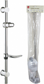 Стойка для душа, СД-736, с хромир. мыльницей, AGD 24.1236 P