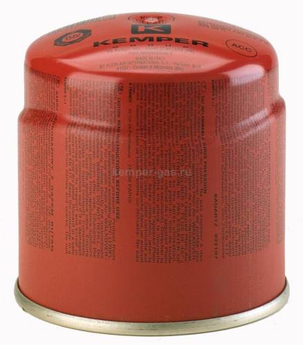 Баллон с газом 1120 (прокал.бал, 360мл/190гр, 100% Бутан, темп 1200С) KEMPER  