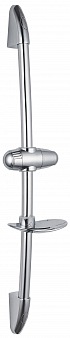 Стойка для душа нерж. сталь / пластик с хром. мыльн., 60 см, "E-G", хром, блистер "