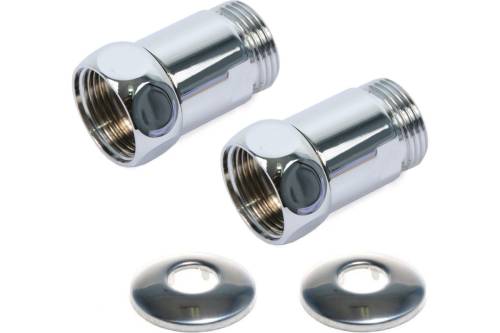 Соединение прямое 1" г - ш. с накидной гайкой для П/суш латунь хром.