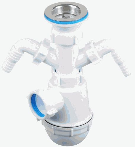 Сифон АНИ Грот A1100  с 2-мя отводами