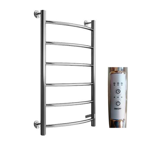 MELODIA Полотенцесушитель Classica Electro 50х80см П8 cухой ТЭН 121Вт встроенный диммер MTRCAE5080