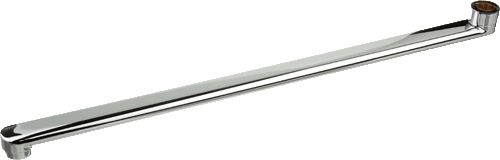 Излив плоский для ванны, L-образный, 50 см, MELODIA MKP20704P