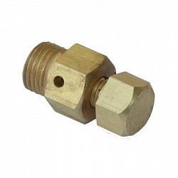 Кран Маевского Ду 15 (2мм) PN 10 G1/2" лат.корп. 