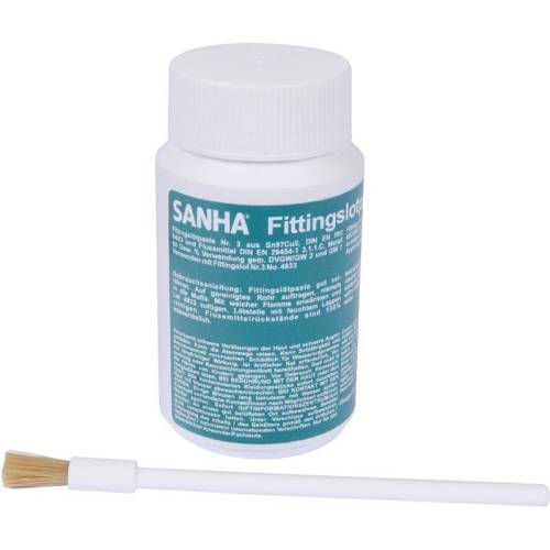 Флюс - паста для припоя № 3 (100гр.) Sanha 4943