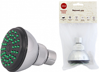 Верхний душ TOP настенный, пластик, хром, подвес, (Т-26) "ARGO"