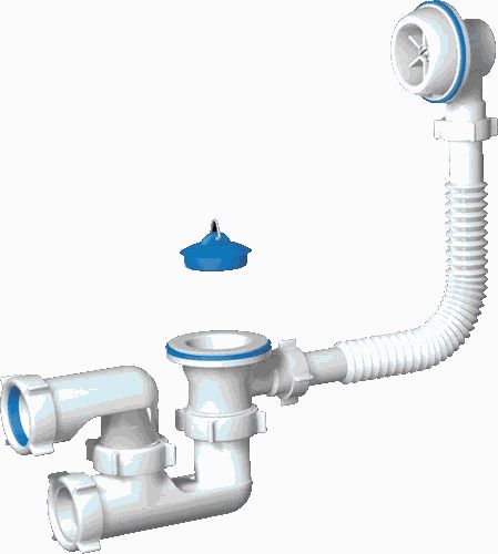 Обвязка АНИ C6250 ЭКОНОМ для ванны Варяг, регулируемая