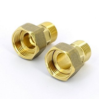 Полусгон с накидной гайкой 1/2"х3/4", лат. пара Итэлма 