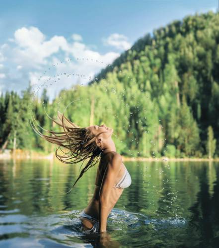 Шторка д/в тканевая MZ-151 "Красотка" 180х200см