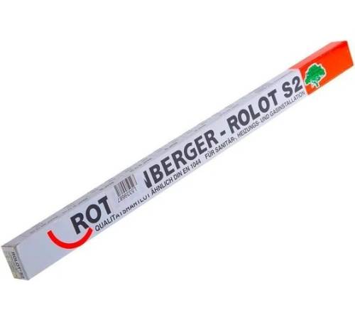 Припой ROLOT S2 твердый медный, пруток 2x2x500мм, 1 кг. 