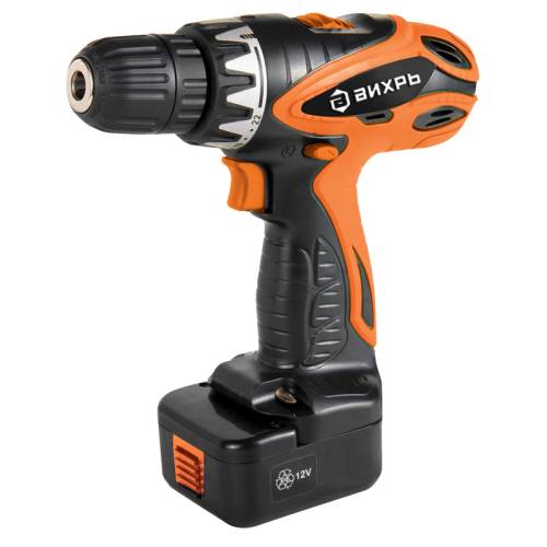 Дрель-шуруповерт аккумуляторная ДА-12-1 Вихрь (ЖЦ)