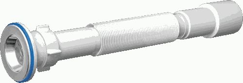 Сифон-гофра АНИ G206  1.1/4*40/50 мм, длина 800 мм