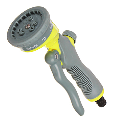 INBLOOM Пистолет садовый для полива, 9 режимов, регулировка напора воды, ABS