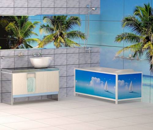 Экран под ванну "Ультра", ПАРУС, 1.68, пластик Метекам