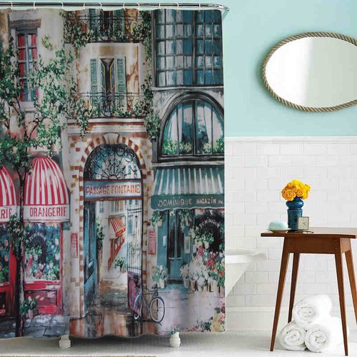 Шторка д/в тканевая MZ-64 "Прованс" 180х180см