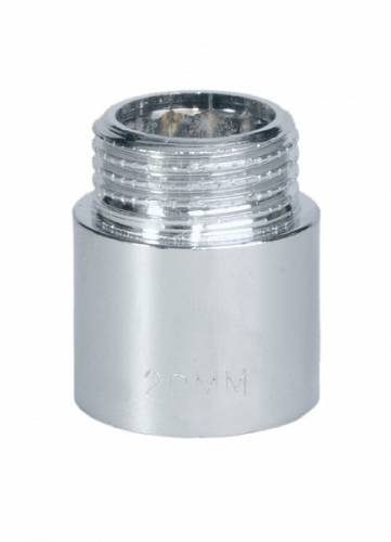 Удлинительная гайка 1/2" 10 мм, U-TEC хром латунь