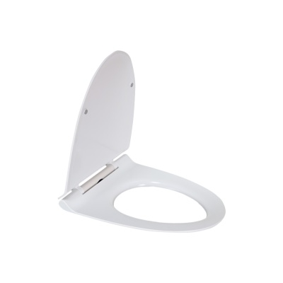 Сиденье для унитаза MELANA MLN-HY-2010  дюропласт с микролифтом, белое 