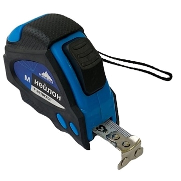 Рулетка 7,5м (25мм) VERTEXTOOLS нейлон, автостоп