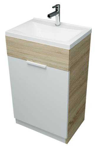Тумба с раковиной Revo 50Н 1д. Дуб Сонома, Ц0000005037