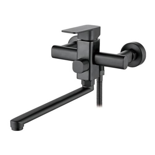 LEDEME L2233B Смеситель для ванны, картридж d-35мм, черный