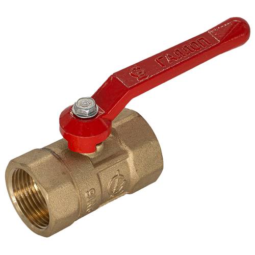 Кран шар. 3/4" г-г, рычаг, PN16, латунь, ГАЛЛОП
