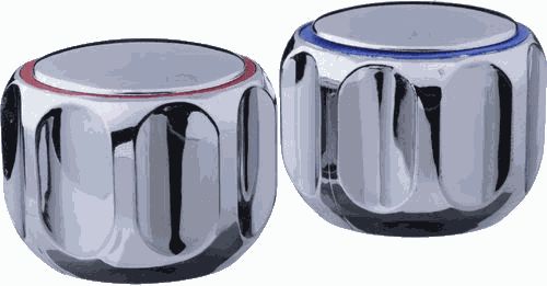 Маховик 8*24 ЭРИКА, пластик, хром (пара) MELODIA MKP20221