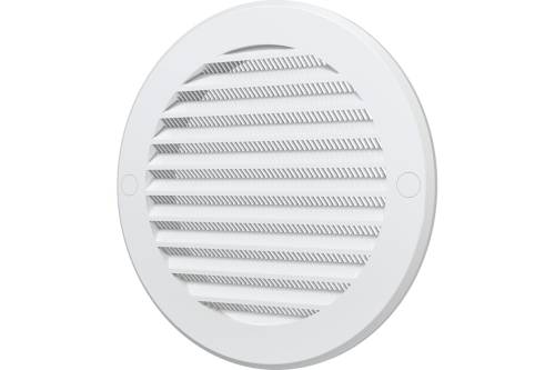 Решетка вентиляционная РКС фланец D150 сетка D161 пластик ERA