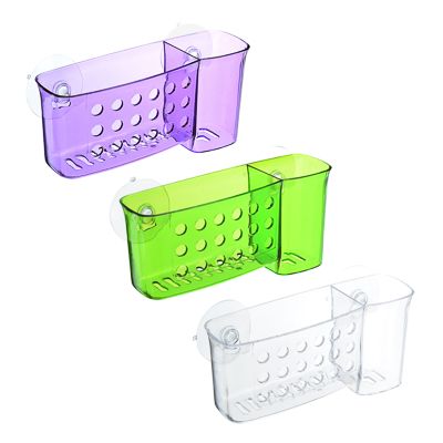 Держатель для зубных щеток "Классика", 2 присос, ПС, 16,5x5x8см, 3 цвета