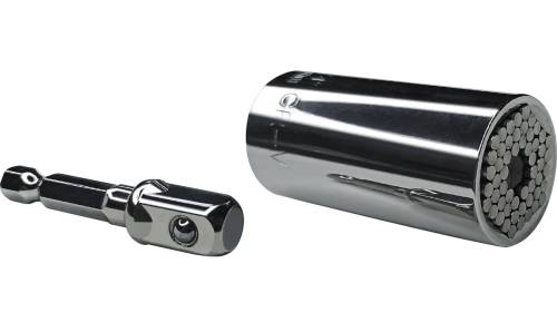 Головка торцевая многоразмерная универсальная 7x19 мм с адаптером 3/8 vertextools ГТ-7-19