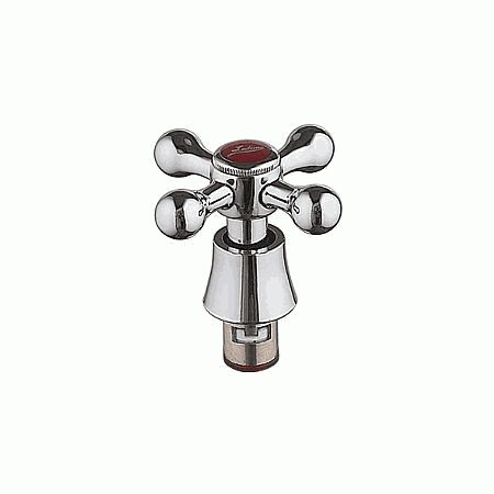 Маховик крест LH08 с кран-буксой 1/2" керамика 20 шлицов, угол поворота 90гр, LEDEME 