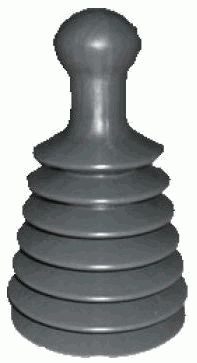 Вантуз гофрированный пластиковый