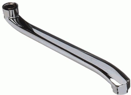 -- Излив плоский для ванны, S-образный, 35 см, ARGO