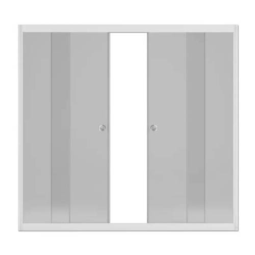 Ширма на ванну раздвижная Protection 169х140х6,5 стекло прозр. 4мм, бел. профиль MELODIA