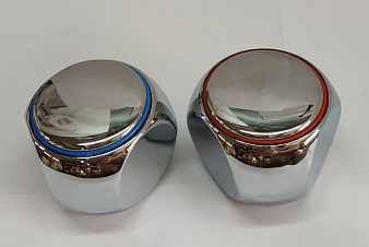 Маховик 8*20 ЛУНА, металлич. хpом, (пара), пакет "КиТ"