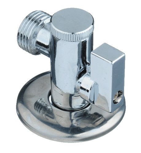 Бытовой кран шар. угловой 1/2"х1/2" ш-ш, с фильтр. с отражат., хром, TRm 33751