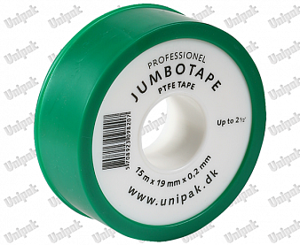 Лента ФУМ 19 мм*16,5 м*0.2 мм UNIPAK