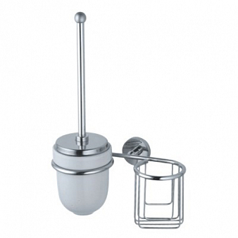 Ёршик для унитаза и держатель освежителя настенный OUTE