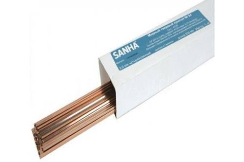 Припой Sanha, Felder твердый медный L-CuP6, пруток 2 мм, 1 кг. 