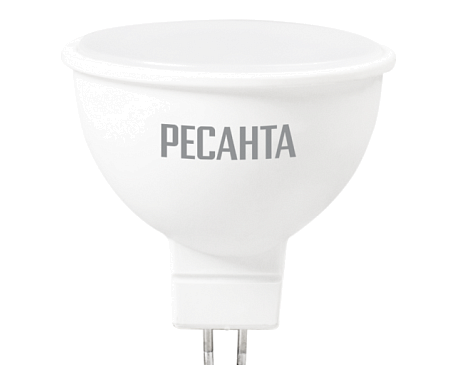 Лампа светодиодная LL-R-MR16-7W-230-3K-GU5.3 (рефлектор, 7Вт, тепл., GU5.3) Ресанта