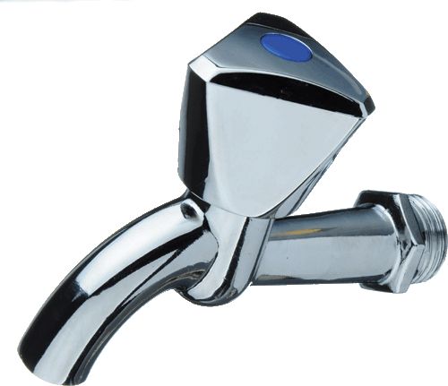 Кран водоразборный 1/2" вентильный TRm (дачный) хром 851