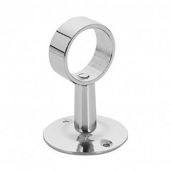 Крепление "Телескоп" 1" с кольцом для П/суш стальной, латунь хром SMART