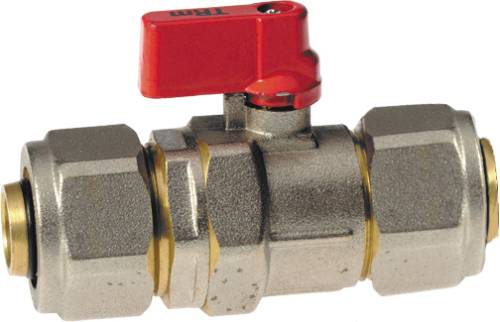 Кран шар. цанговый под МП трубу 16 х 16 ц-ц, TRm 30250