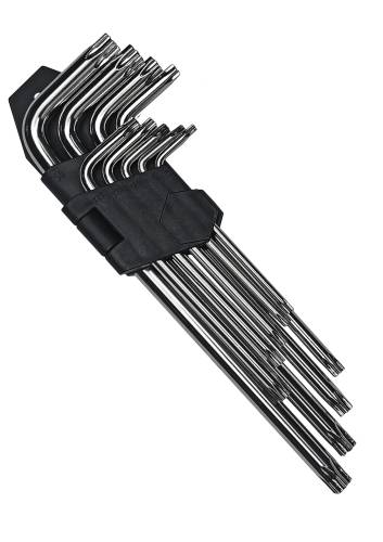 Набор больших ключей звездочек vertextools № 1 Torx 9 предметов 1631-01